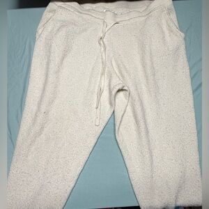 Madewell Cream Track Pants